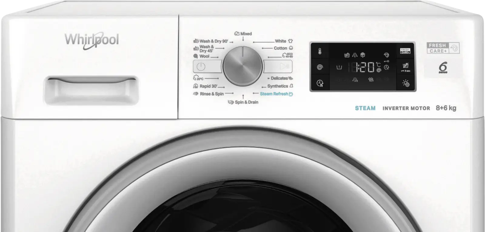 Whirlpool FFWDB 864489 SV EE Was-droogcombinatie