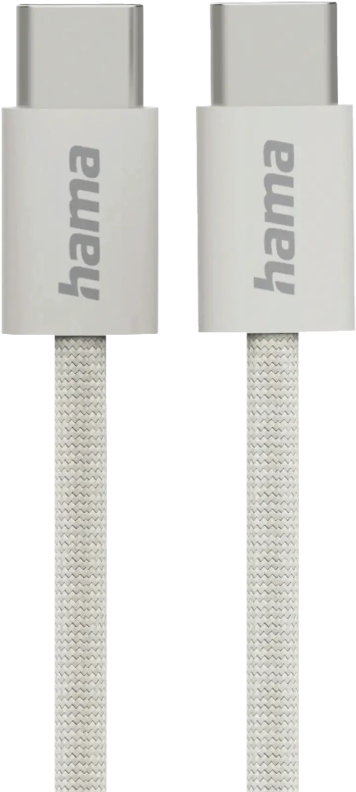 Oplaadkabel Fabric, USB-C - USB-C, 1m, nylon
