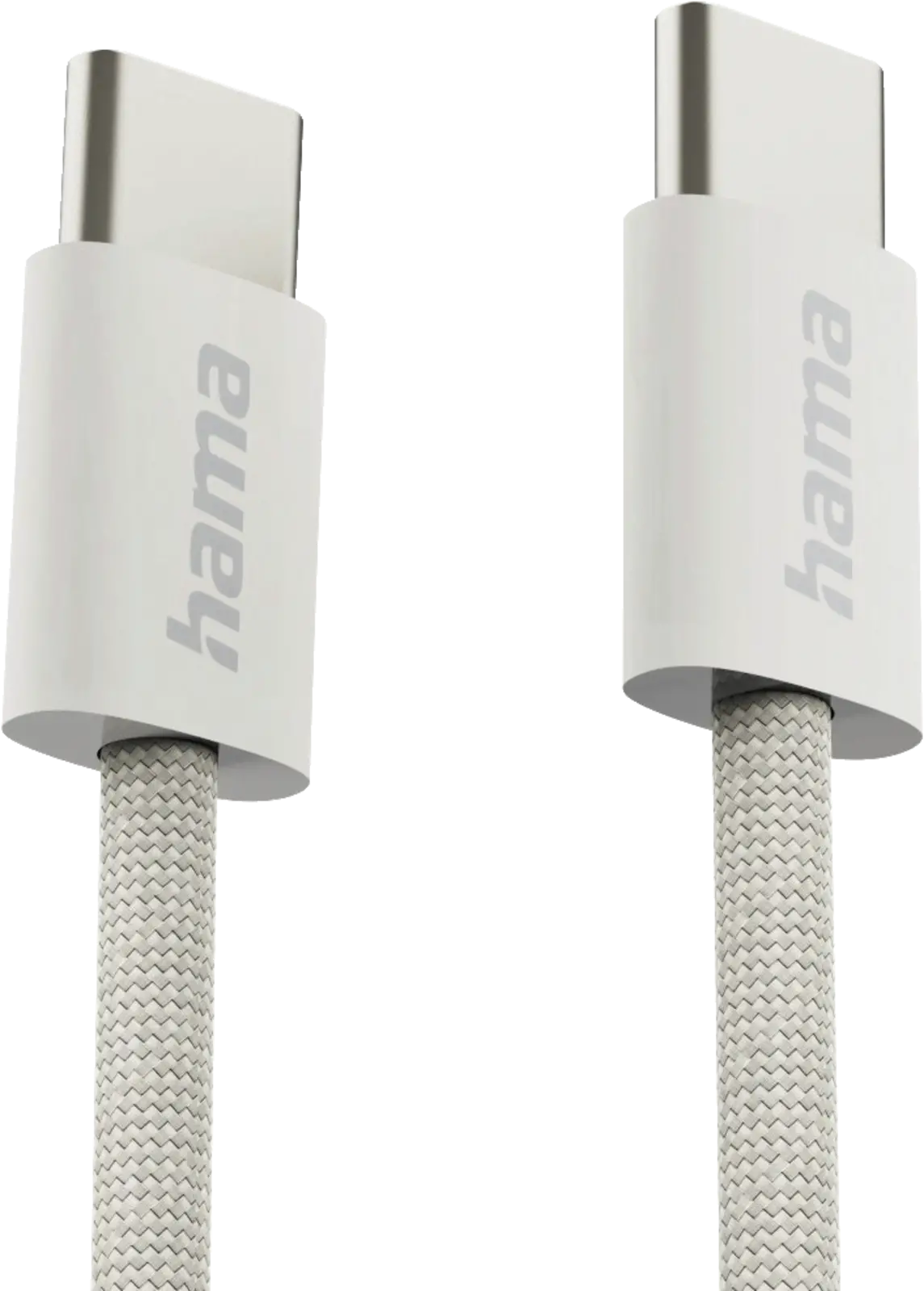 Oplaadkabel Fabric, USB-C - USB-C, 1m, nylon