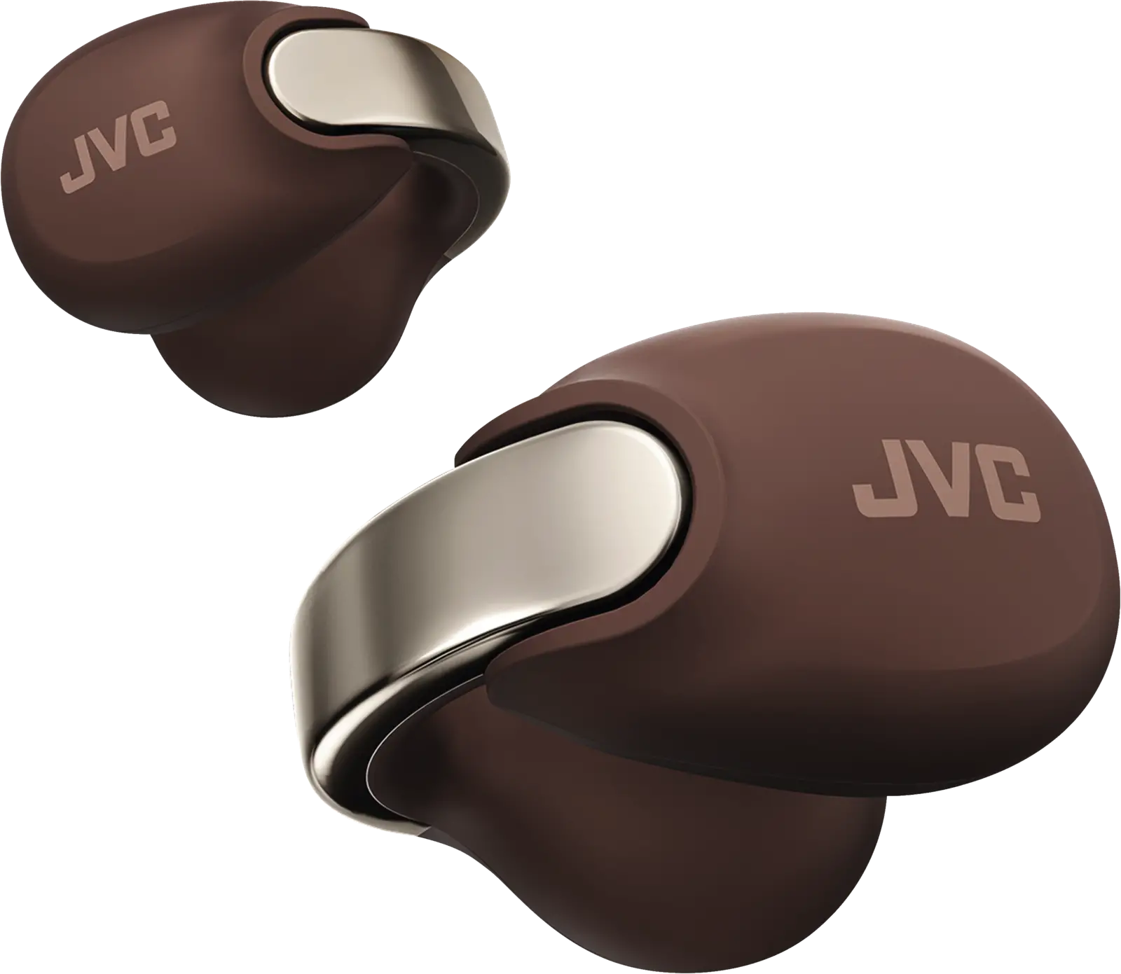 JVC HA-NP1T Nearphones open-ear oordopjes - Bruin