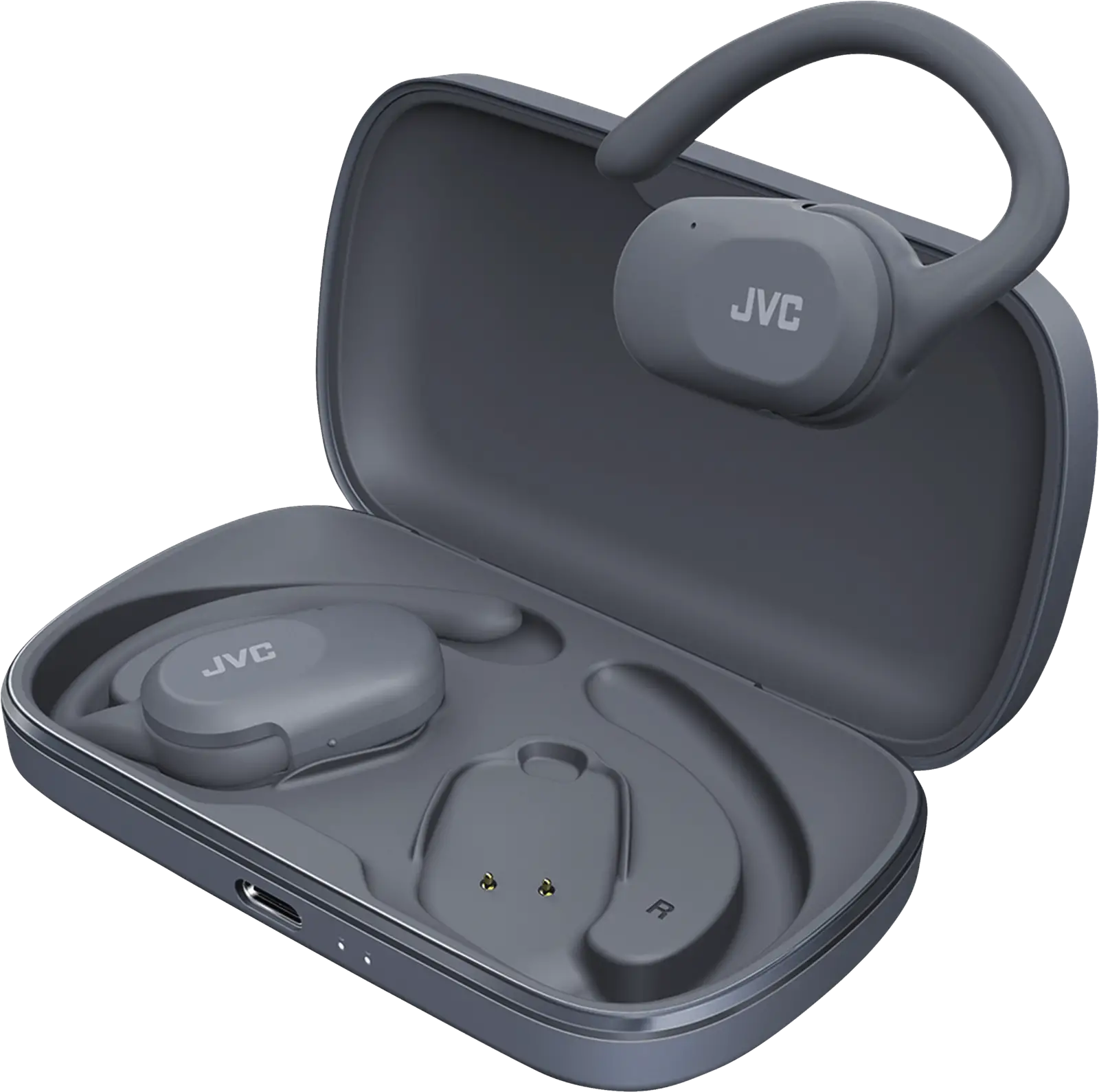 JVC HA-NP40T Nearphones open-ear oordopjes - Blauw