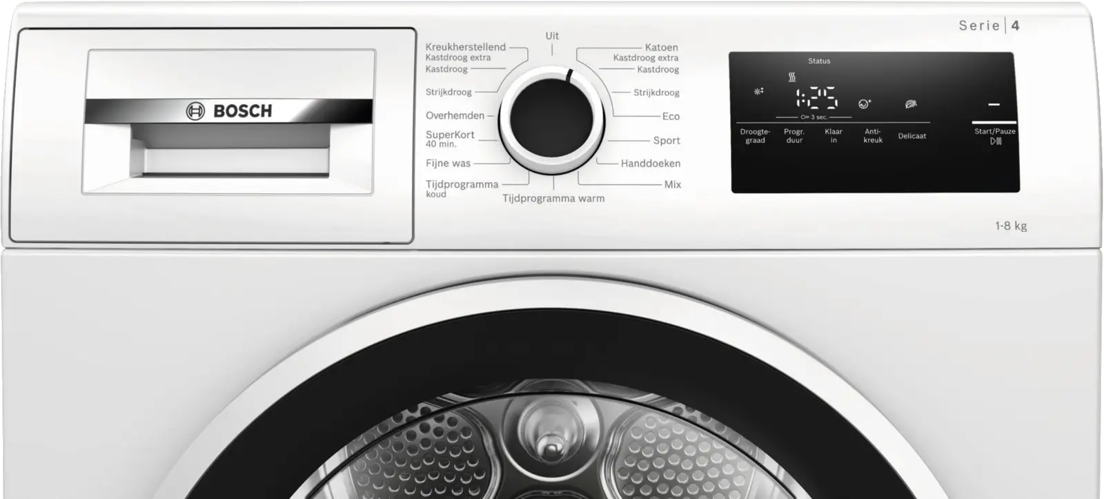 BOSCH WTH8520LNL Serie 4 Warmtepompdroger 