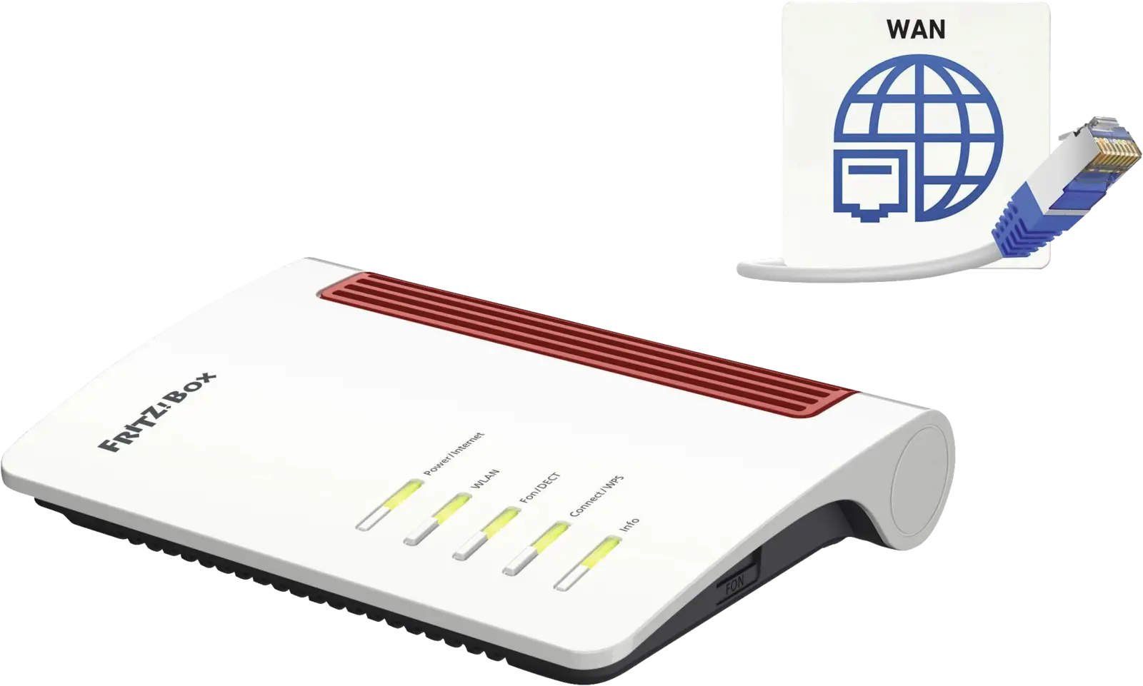 FRITZ!Box 4050 International WiFi 6 Router met Mesh, DECT & Smart Home