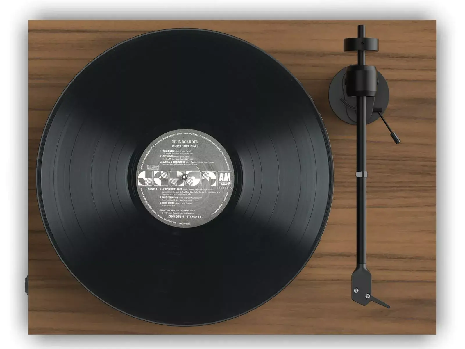 Pro-Ject E1 BT AT3600L Platenspeler Voorversterkt Bluetooth - Walnoot