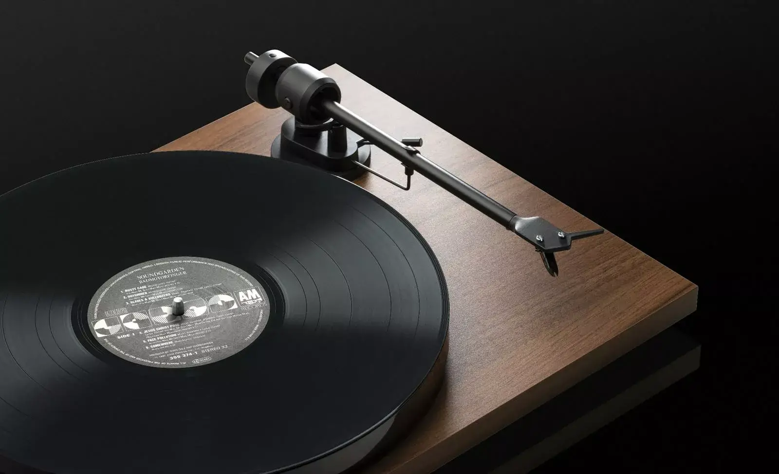 Pro-Ject E1 BT AT3600L Platenspeler Voorversterkt Bluetooth - Walnoot