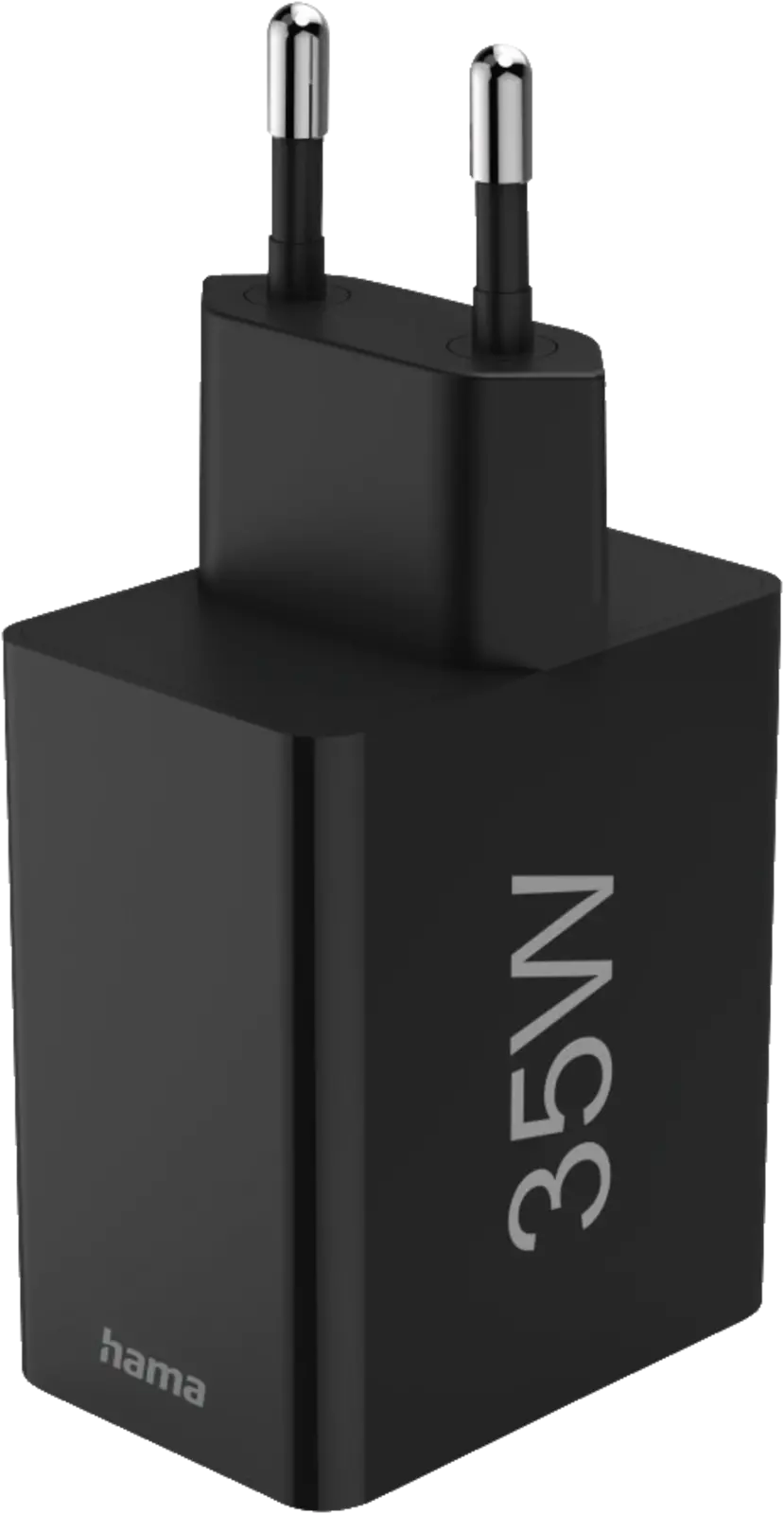 Snellader, 1x USB-C PD, 3x USB-A, mini-oplader, 35W