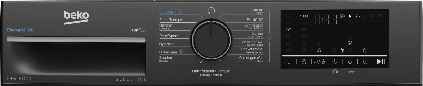Beko B3WM49410M2 Wasmachine