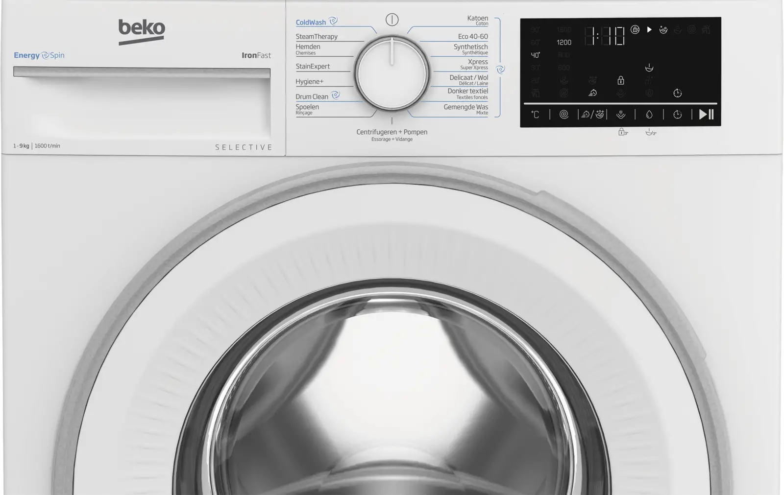 Beko B3WM49610W2 Wasmachine