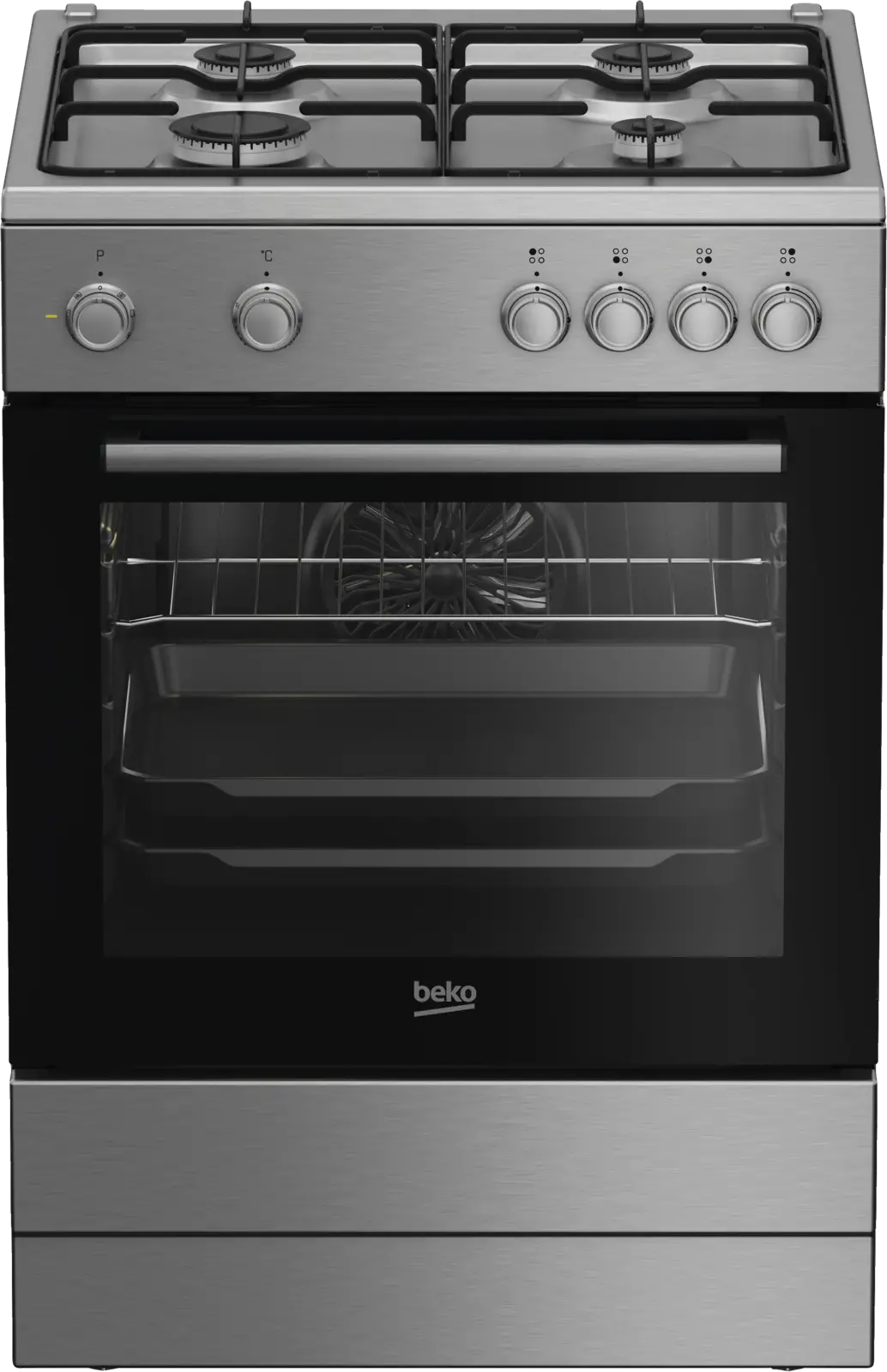 Beko FBM6202XNL AeroPerfect Multifunctioneel Vrijstaand Fornuis - 60 cm