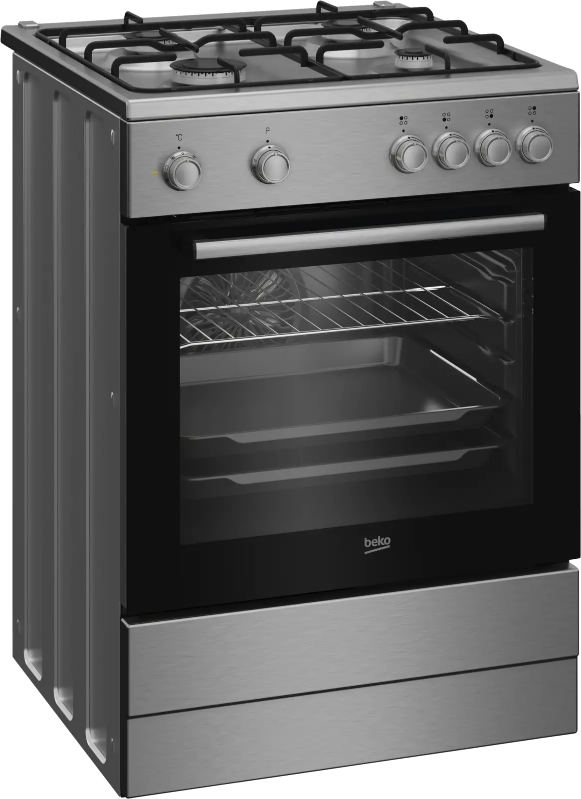 Beko FBM6202XNL AeroPerfect Multifunctioneel Vrijstaand Fornuis - 60 cm