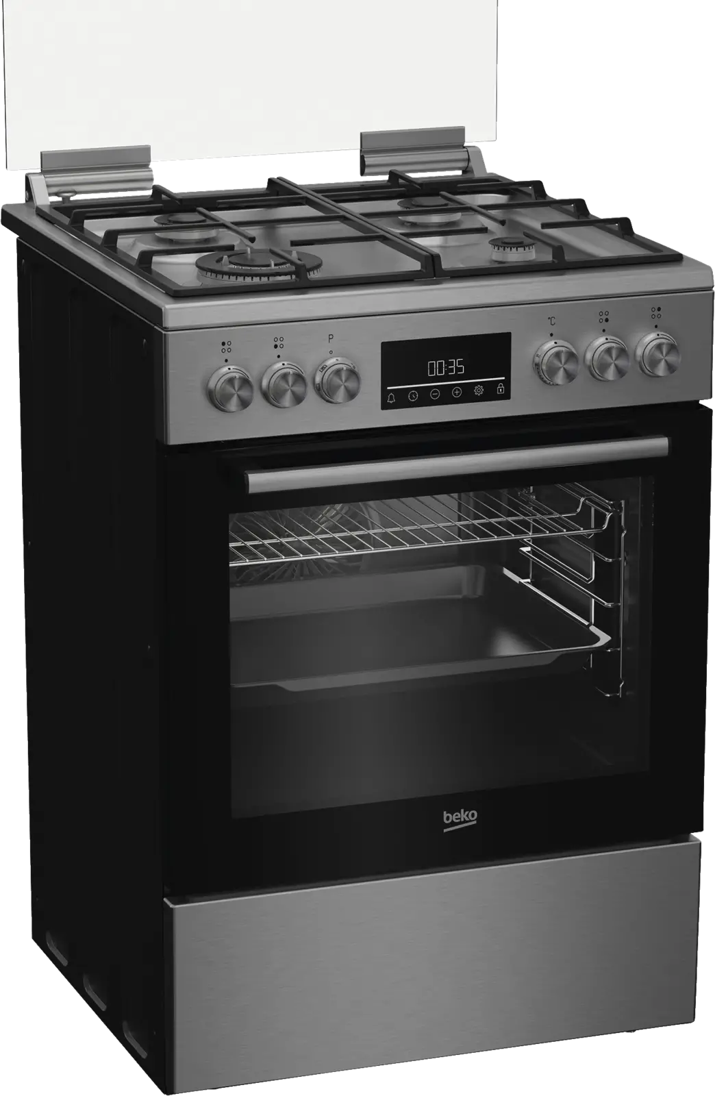 Beko FBE6133XS NL Hetelucht Vrijstaand Fornuis - 60 cm
