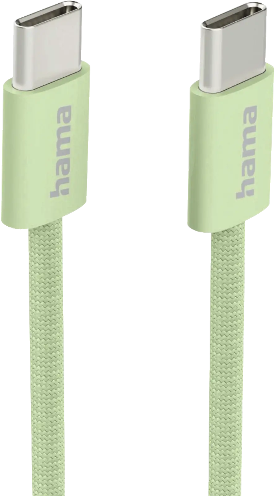 Oplaadkabel Fabric, USB-C - USB-C, 1m, nylon