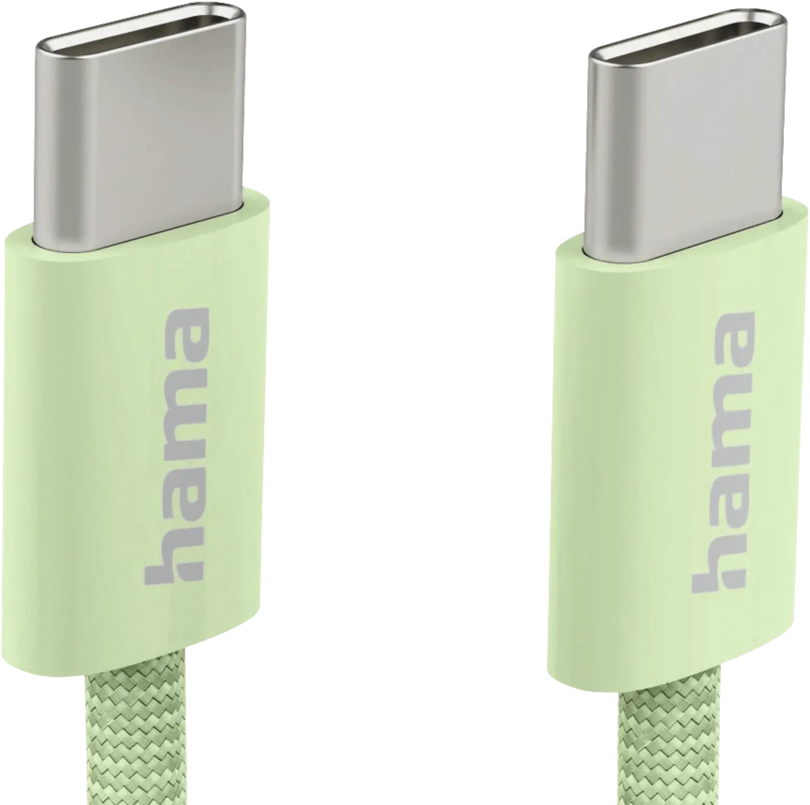 Oplaadkabel Fabric, USB-C - USB-C, 1m, nylon