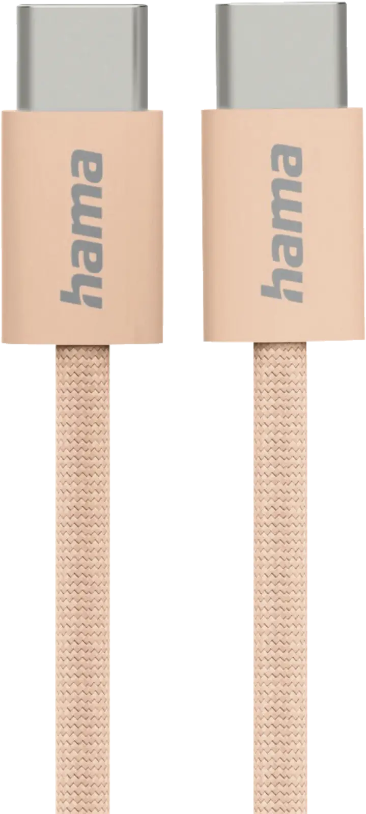 Oplaadkabel Fabric, USB-C - USB-C, 1m, nylon