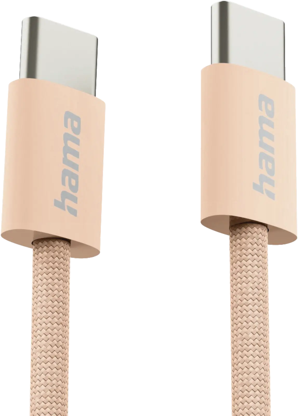 Oplaadkabel Fabric, USB-C - USB-C, 1m, nylon