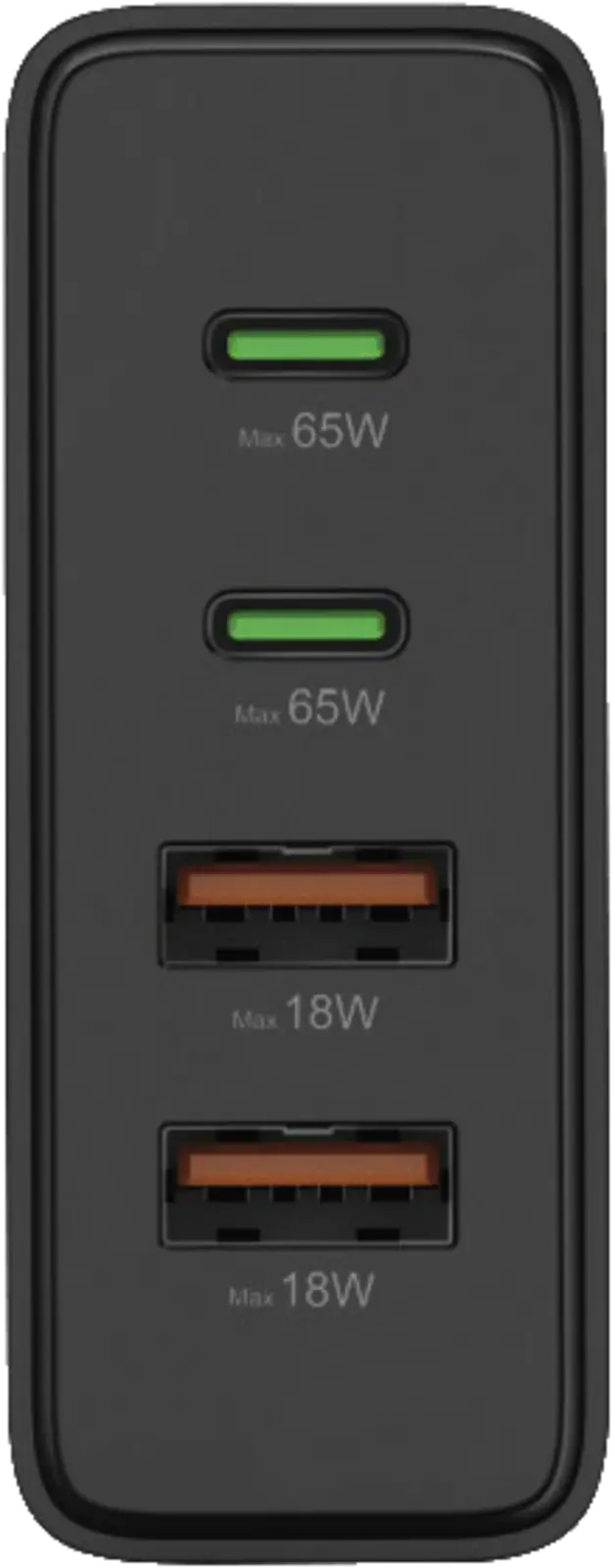 Hama USB-oplaadstation 4 poorten, GaN, snellader