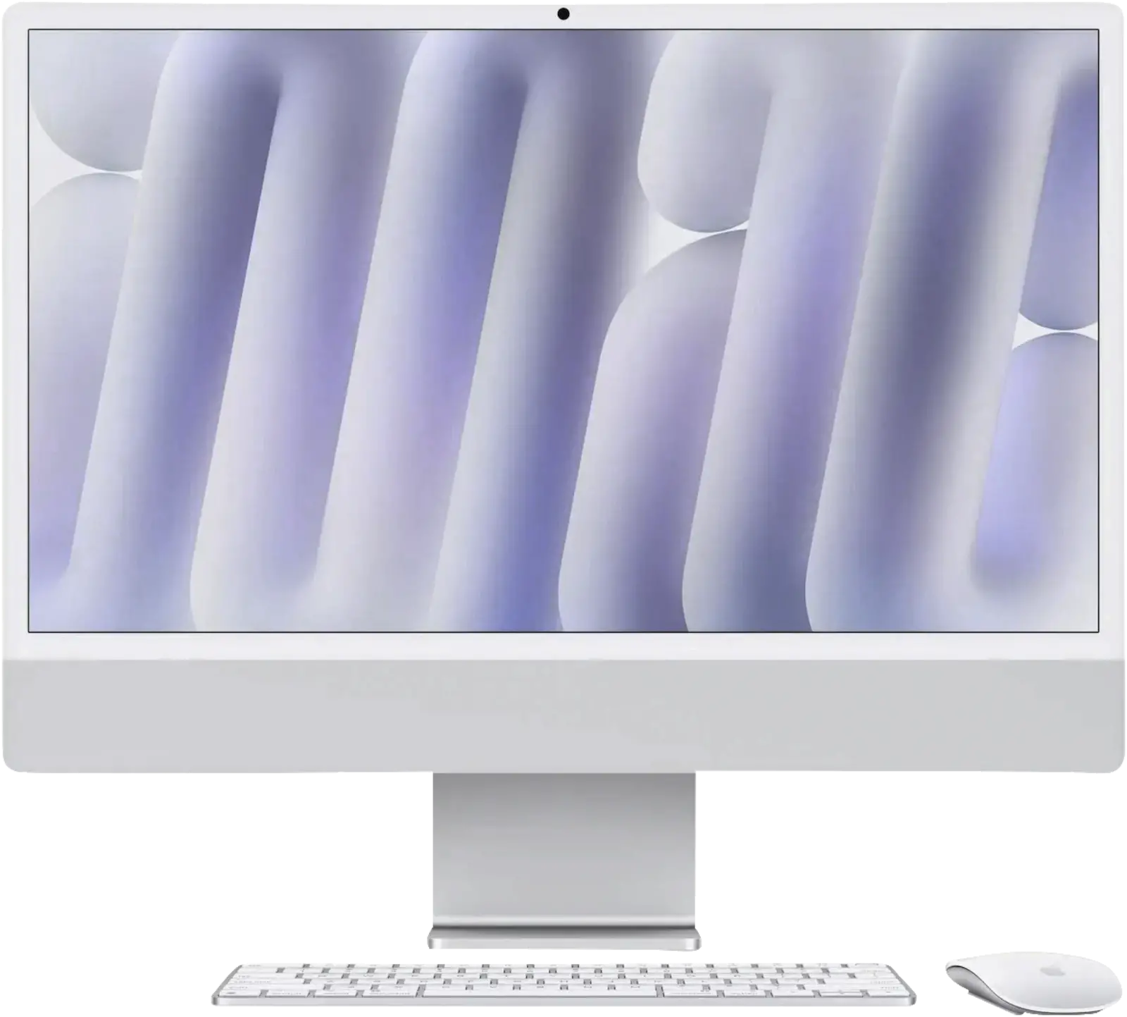Apple iMac 24" Zilver (2024) M4 chip, 10 CPU/GPU, 24GB/256GB SSD
