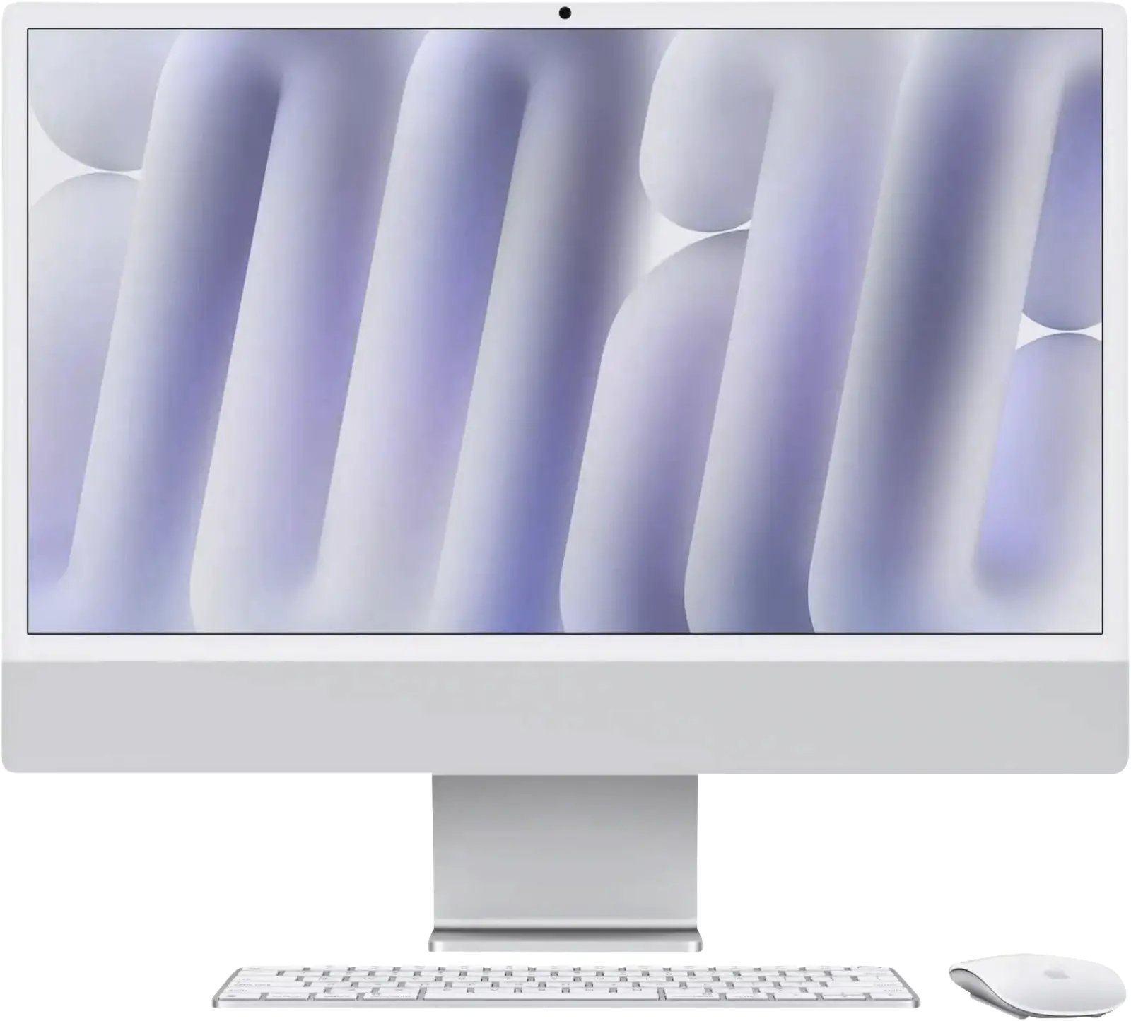 Apple iMac 24" Zilver (2024) M4 chip, 10 CPU/GPU, 16GB/256GB SSD
