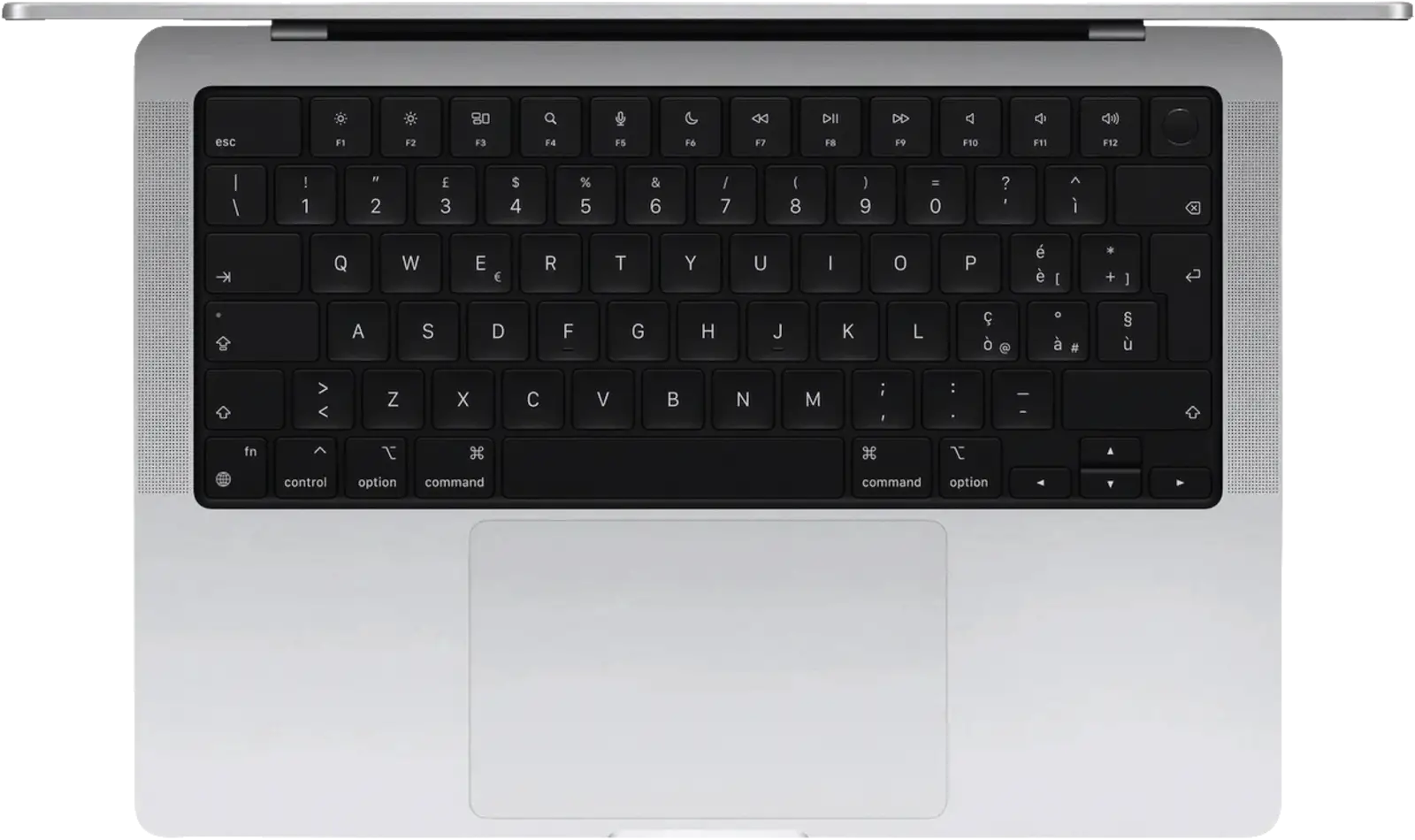 Apple MacBook Pro 16" Zilver (2024) M4 Max chip, 14-core CPU/32-core GPU, 36GB/1TB