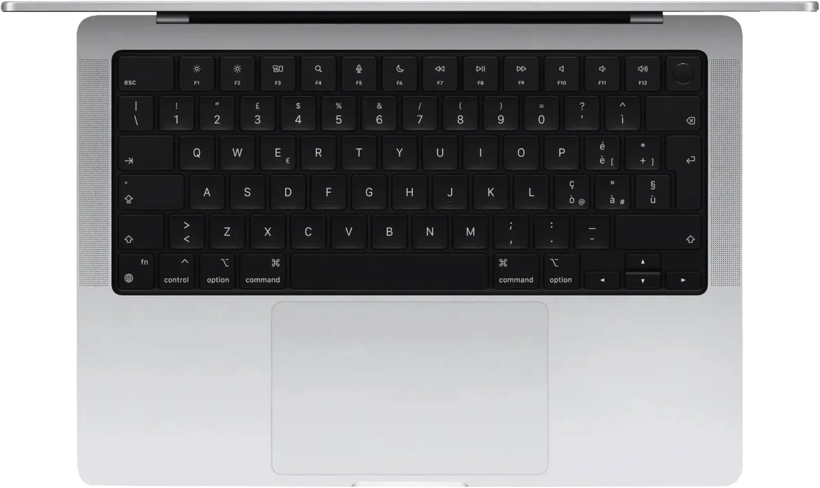 Apple MacBook Pro 16" Zilver (2024) M4 Pro chip, 14-core CPU/20-core GPU, 48GB/512GB
