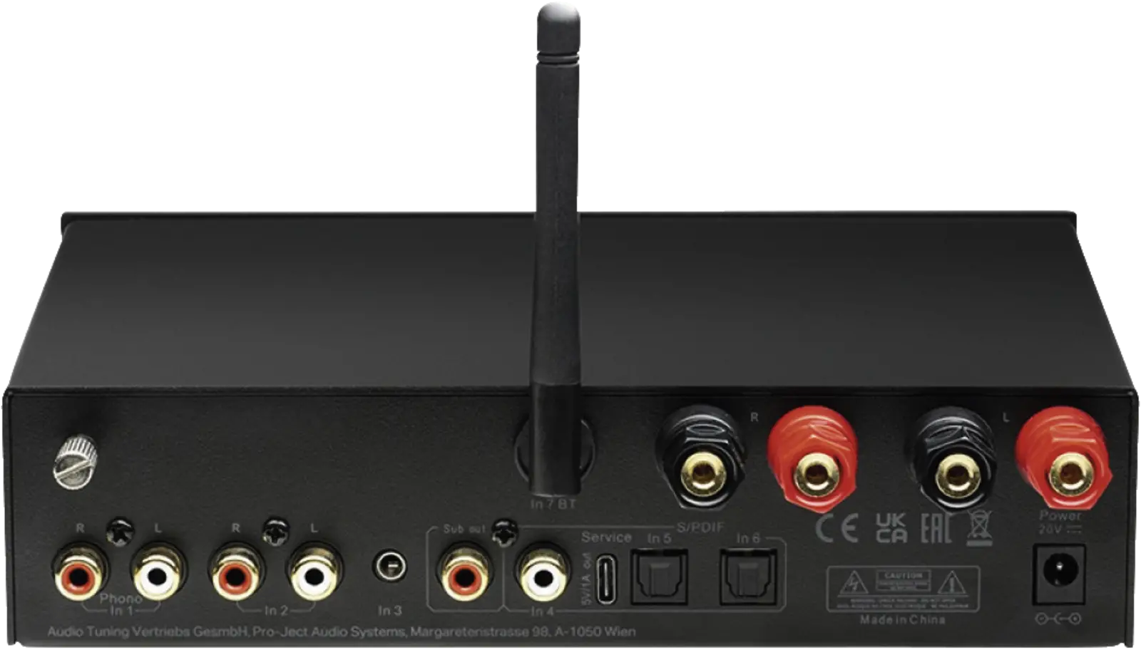 Pro-Ject Stereo Box E geïntegreerde versterker - Zwart