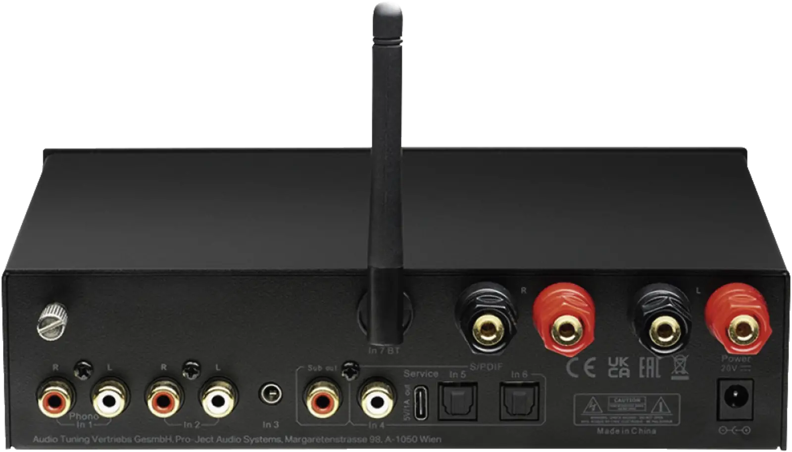 Pro-Ject Stereo Box E geïntegreerde versterker - Zilver