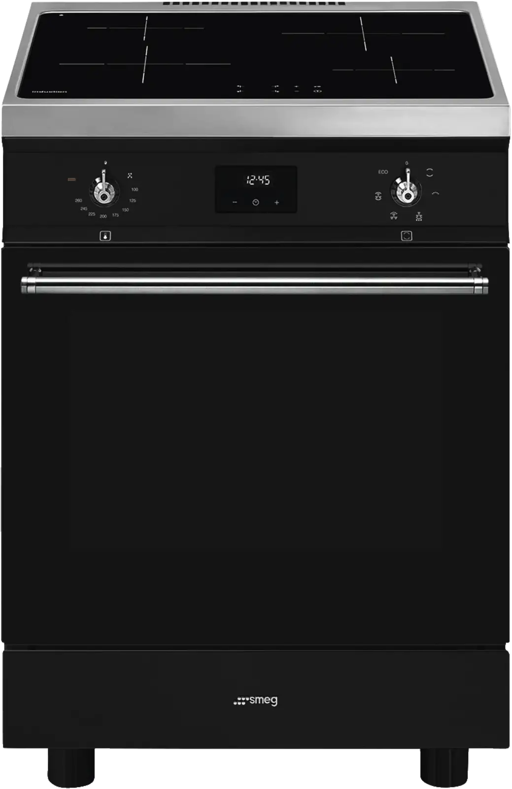 SMEG C6IMMBT2 Classici Inductiefornuis met Elektrische Oven - Zwart