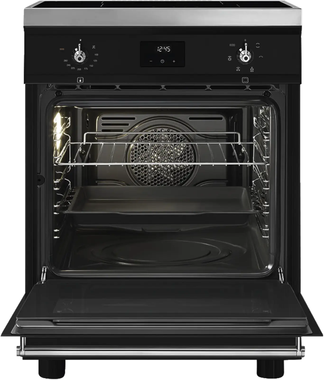 SMEG C6IMMBT2 Classici Inductiefornuis met Elektrische Oven - Zwart