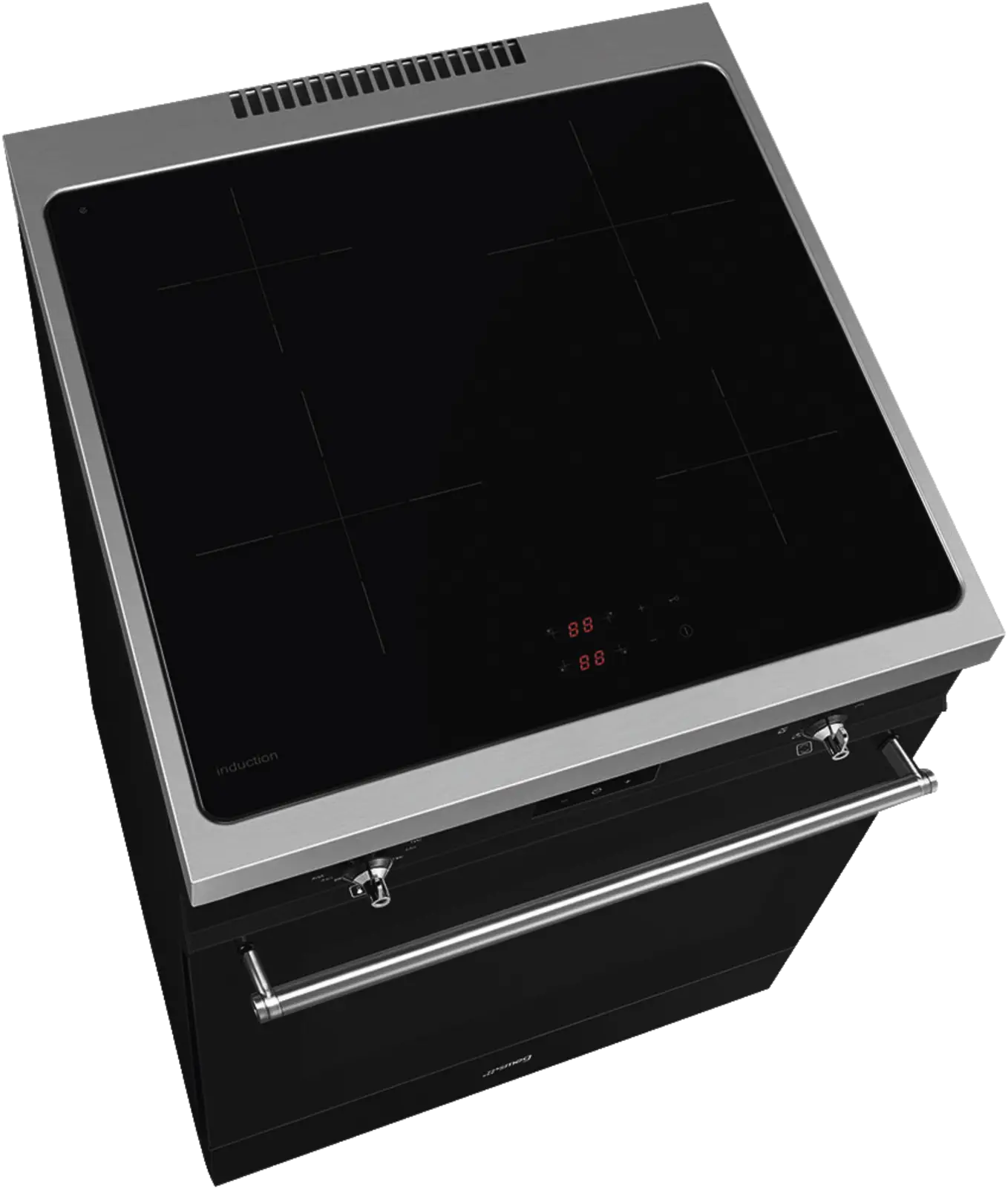SMEG C6IMMBT2 Classici Inductiefornuis met Elektrische Oven - Zwart