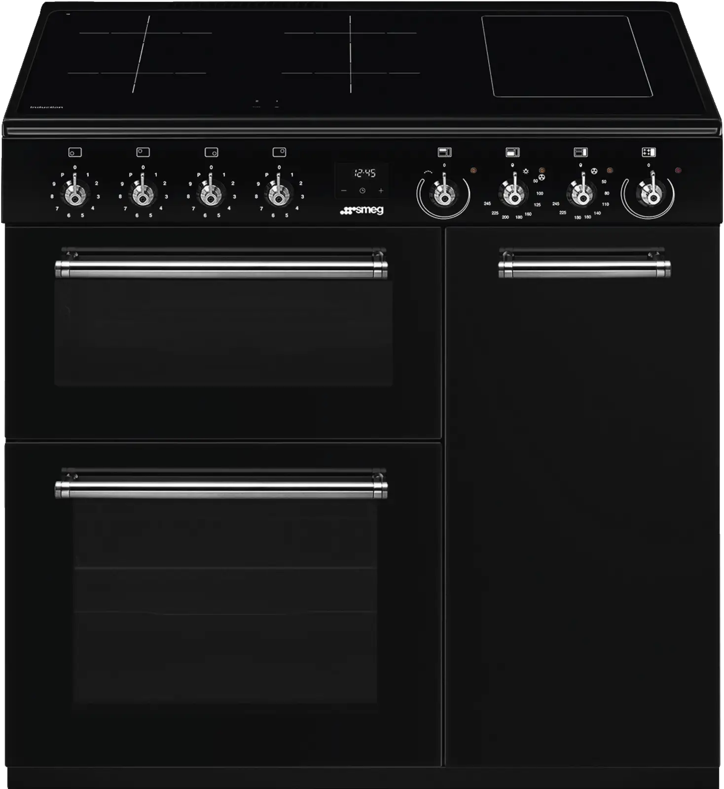 SMEG CX93IMBL Classici Esthetisch Fornuis met Inductiekookplaat 