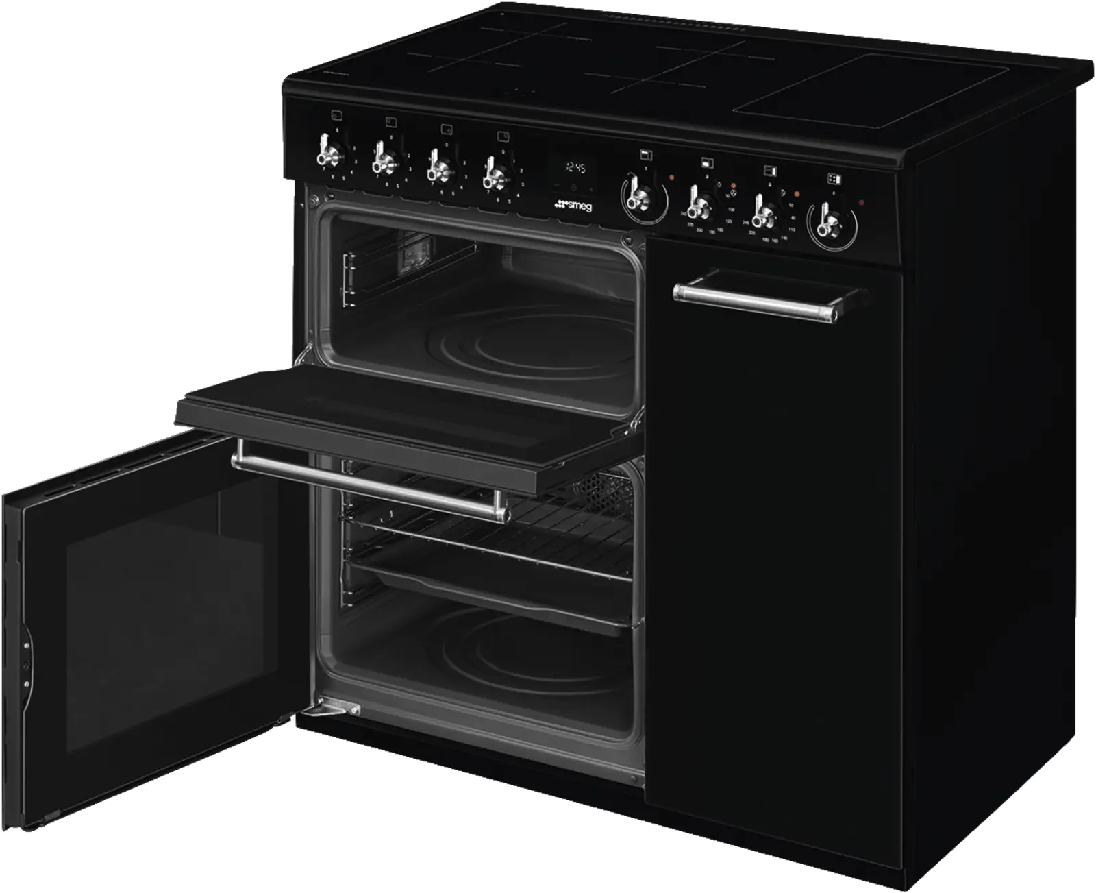 SMEG CX93IMBL Classici Esthetisch Fornuis met Inductiekookplaat 