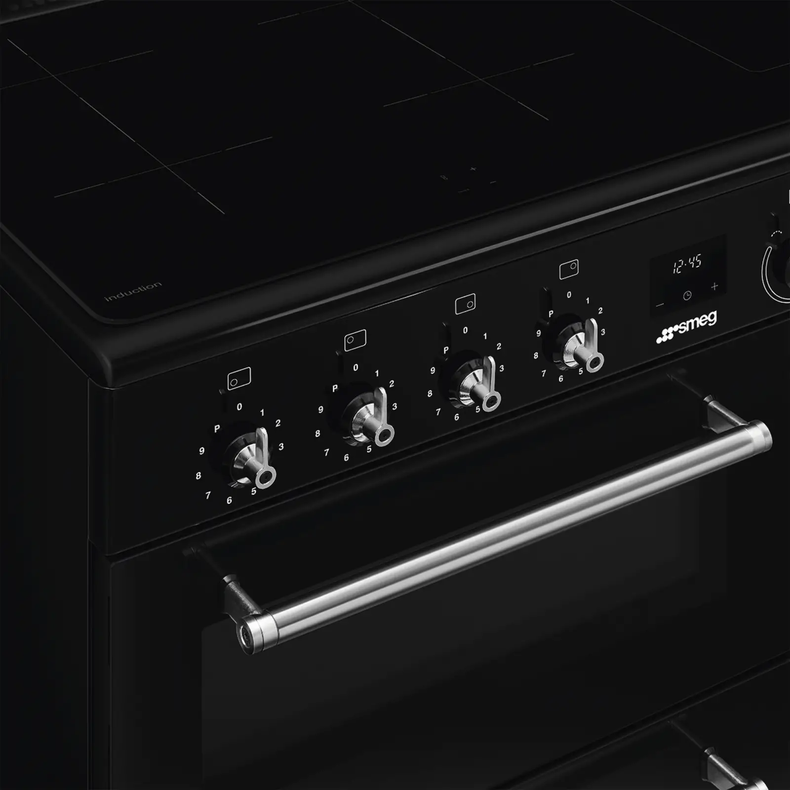 SMEG CX93IMBL Classici Esthetisch Fornuis met Inductiekookplaat 