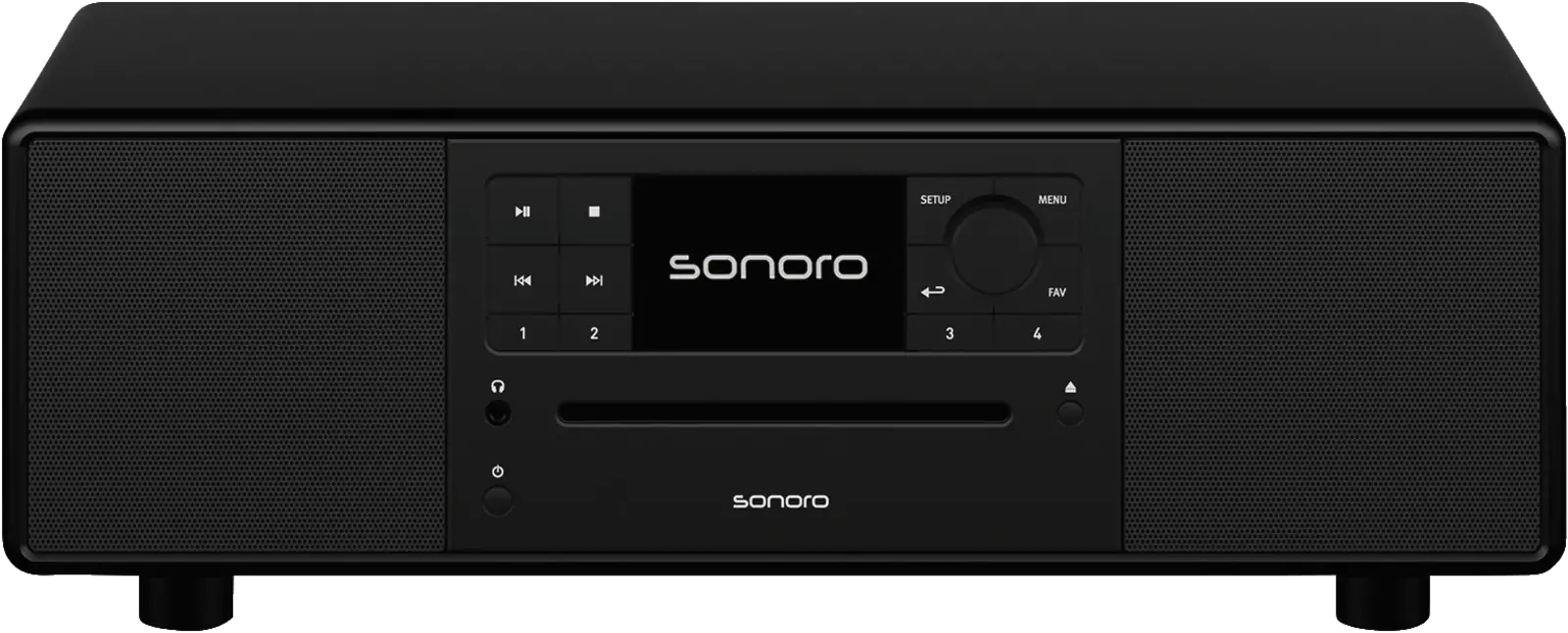 Sonoro Prestige (2025) audiosysteem mat zwart