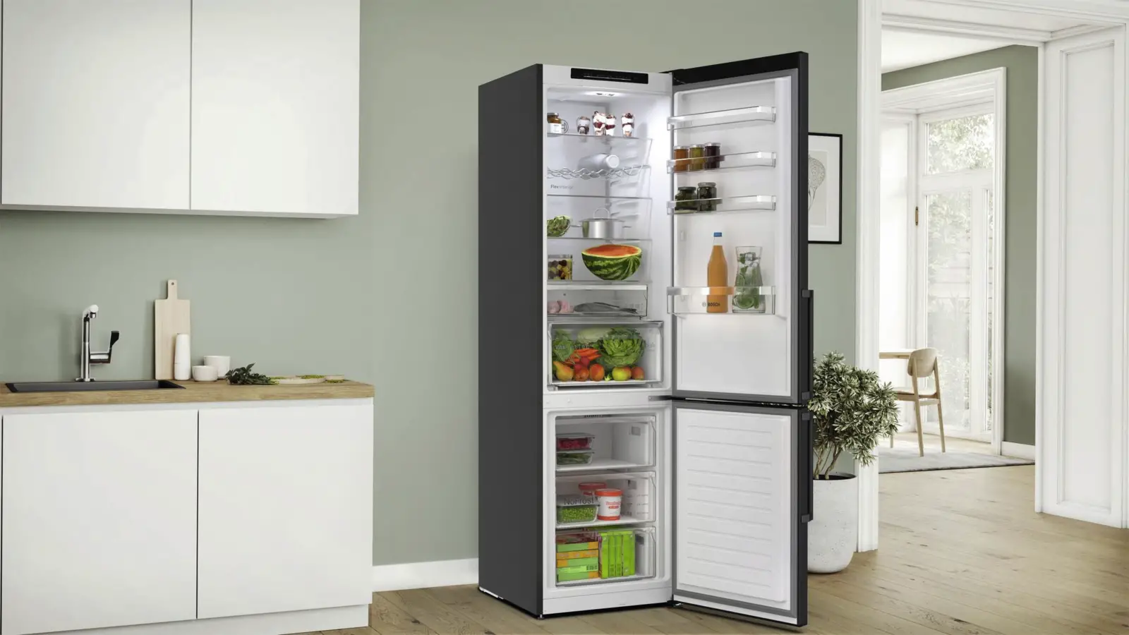 BOSCH KGN39VXAU Serie 4 Koel-vriescombinatie