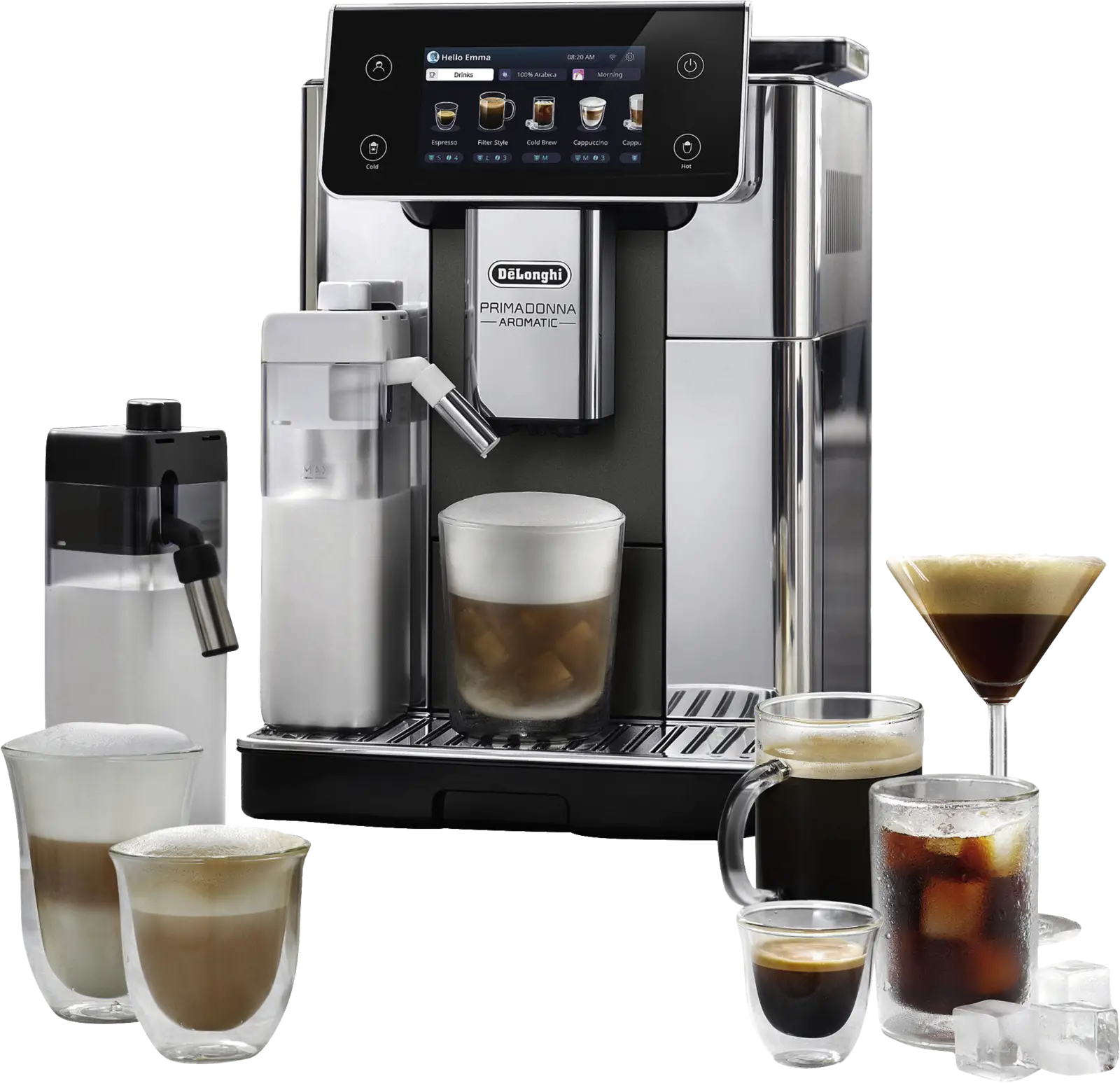 DeLonghi ECAM630.75.TSM PrimaDonna Aromatic Volautomatische Koffiemachine