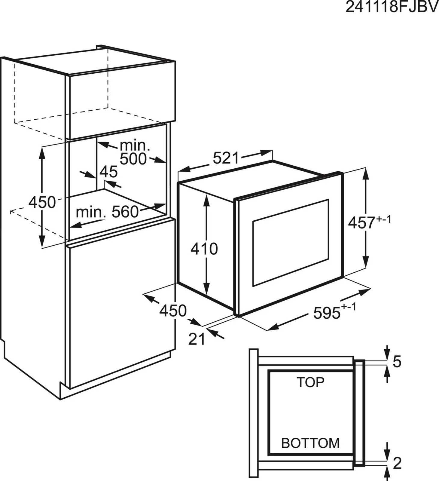 AEG OS5CM34MB Inbouw Magnetron 