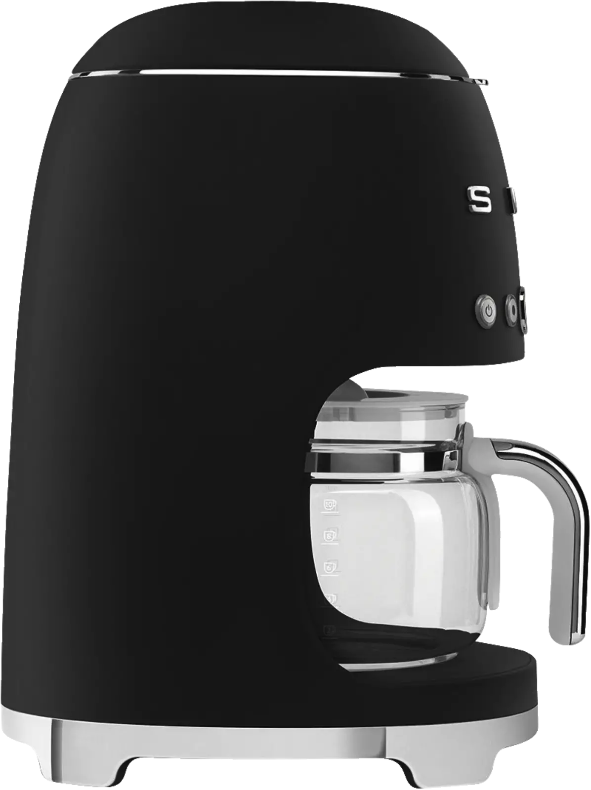 SMEG DCF02BLMEU 50's Style Koffiemachine - Filterkoffie - Mat Zwart