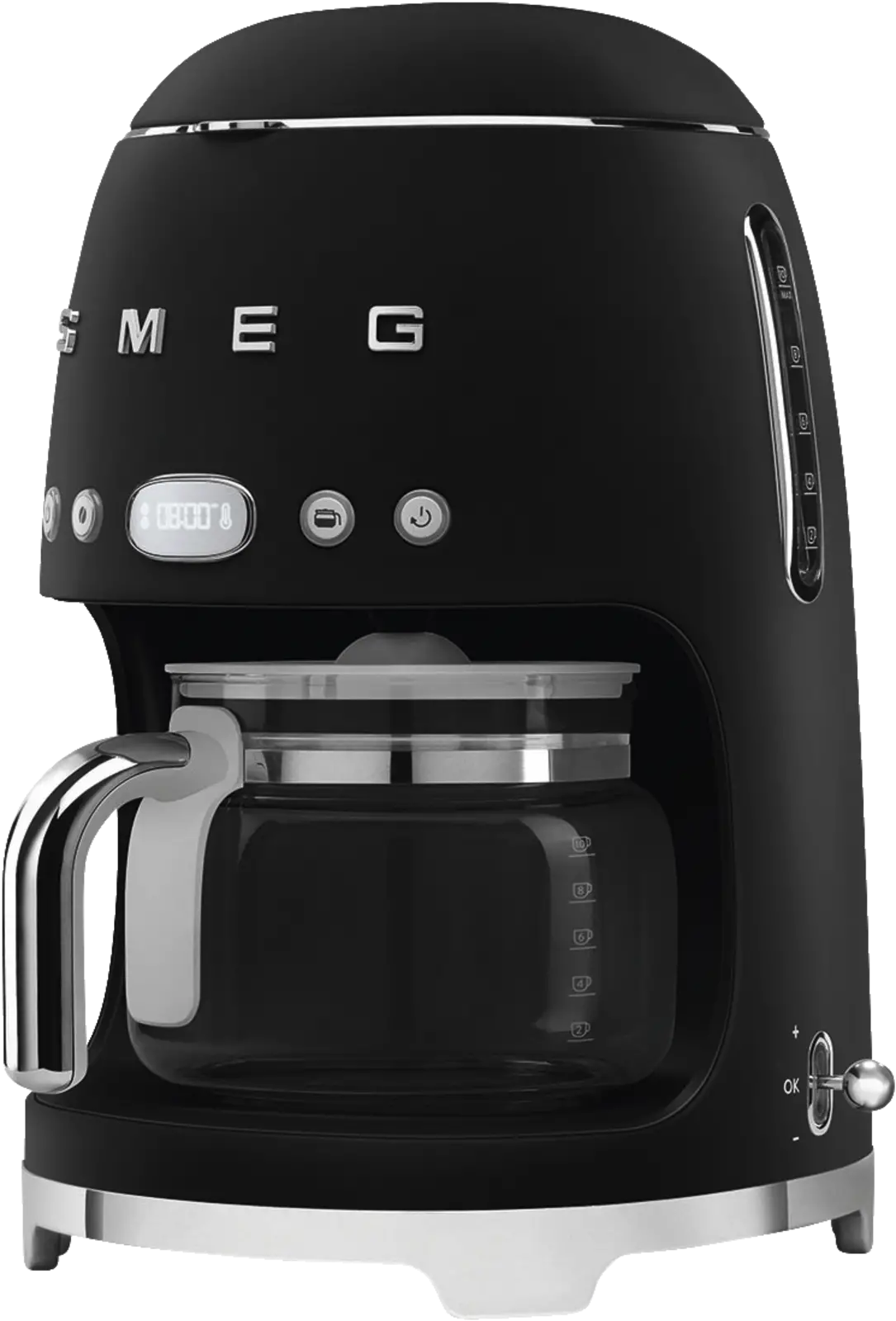 SMEG DCF02BLMEU 50's Style Koffiemachine - Filterkoffie - Mat Zwart