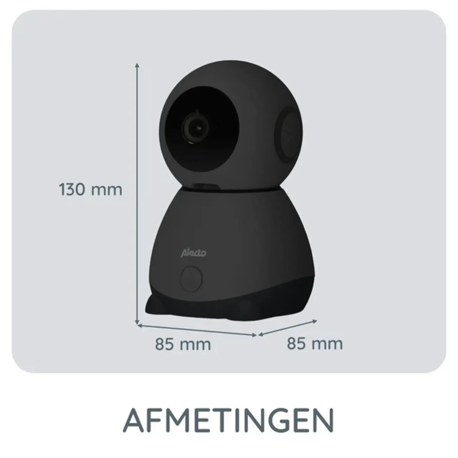 Alecto SMARTBABY10BE Wifi Babyfoon met Camera