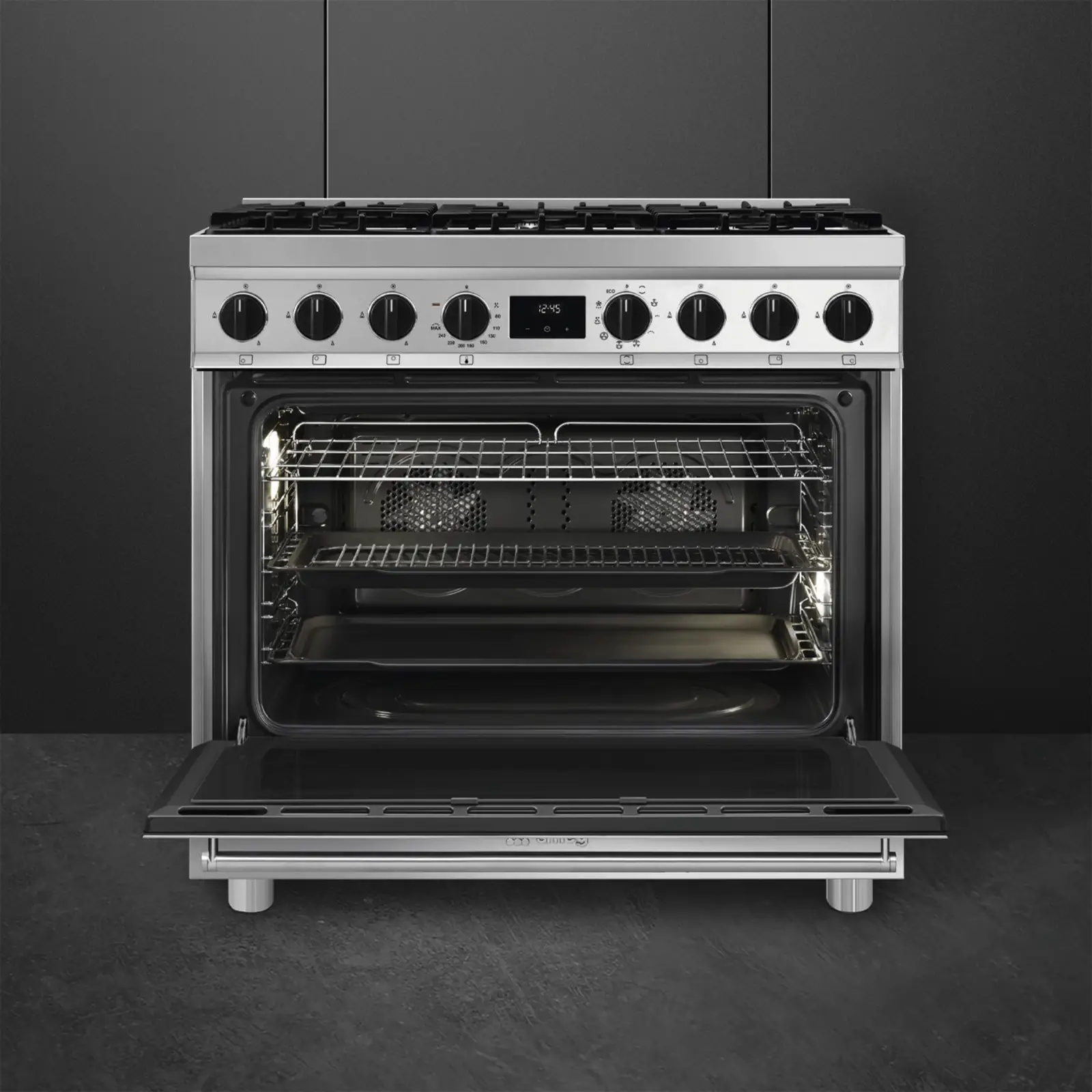 SMEG B91GMXNLK2 Classici Esthetisch Fornuis met Gas Kookplaat
