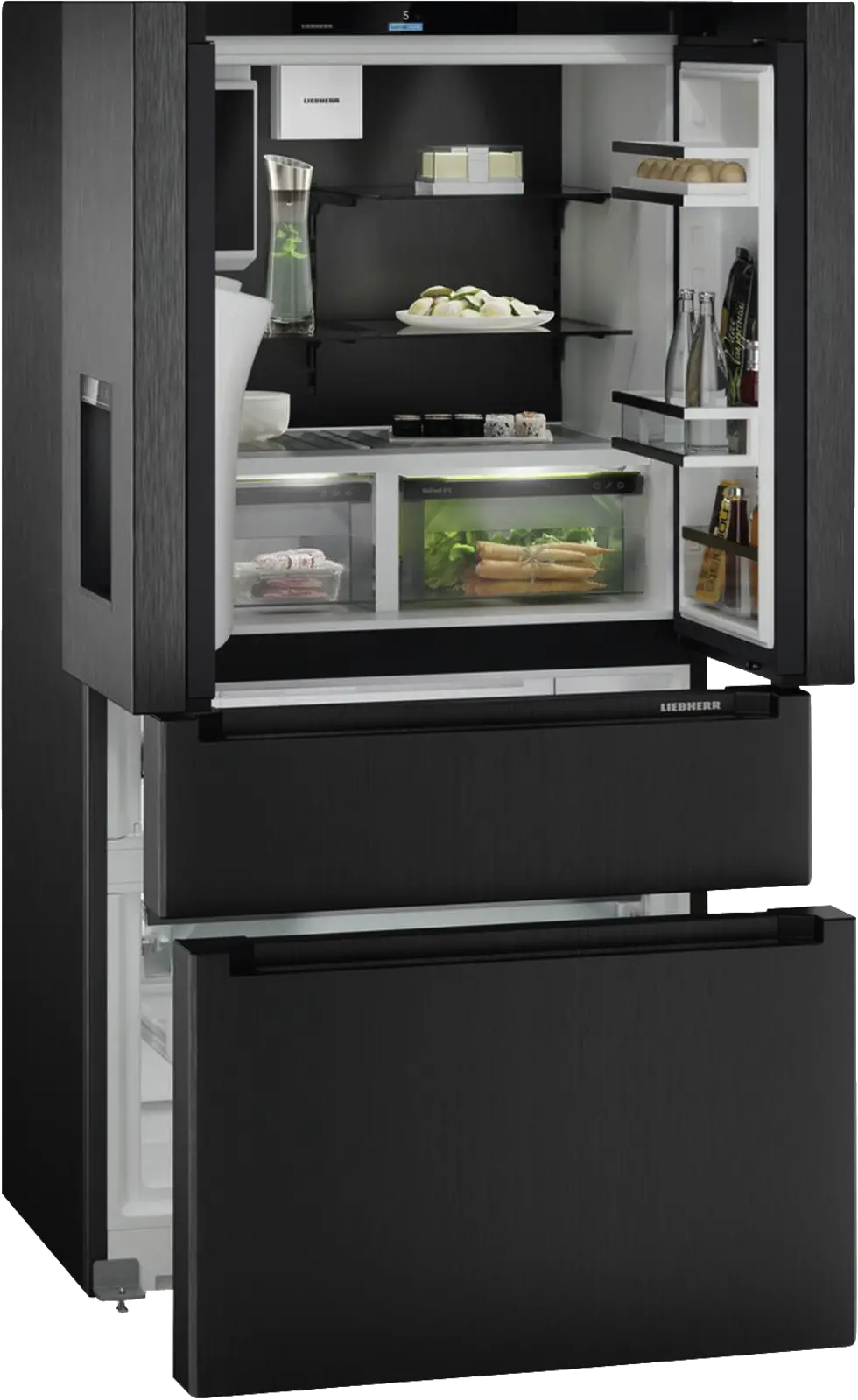 Liebherr MBbsdi 9528-20 Amerikaanse Koel-vriescombinatie