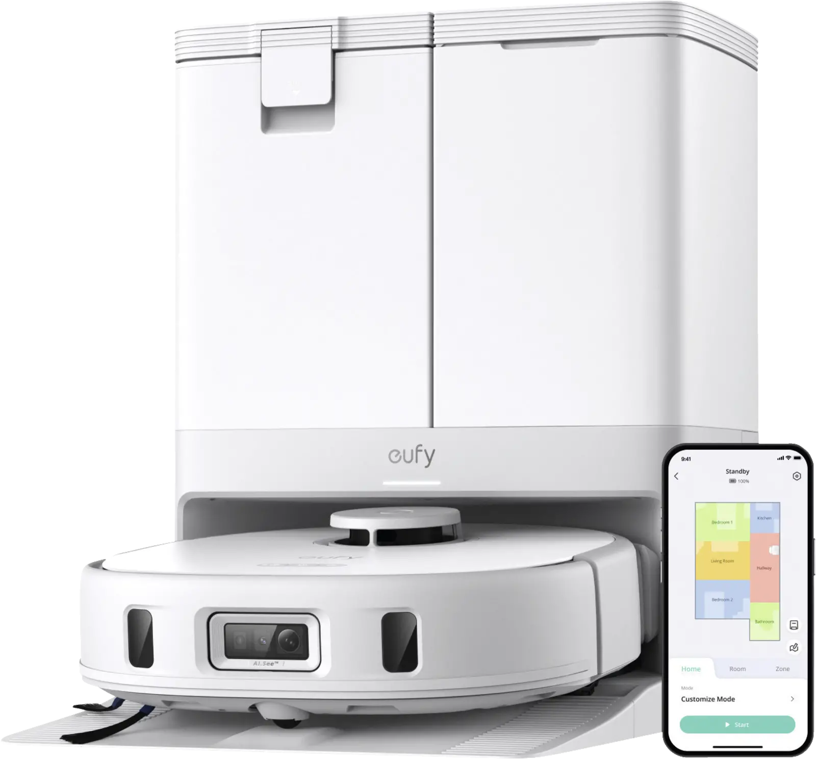 eufy Robot Vacuum X10 Pro Omni Robotstofzuiger 