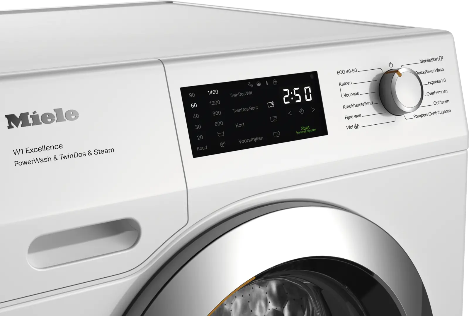 Miele WEG895 WPS TwinDos Wasmachine