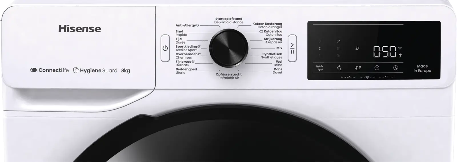 Hisense DH3V800UW/BLX Warmtepompdroger