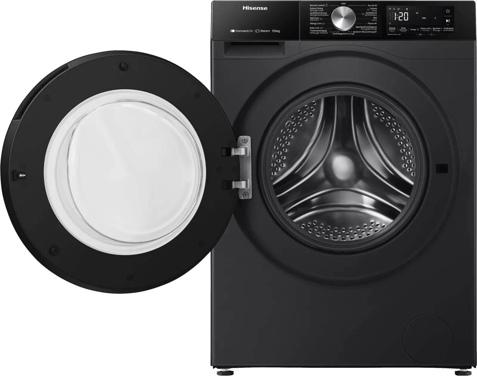 Hisense WD3S9043BB3 Was-droogcombinatie