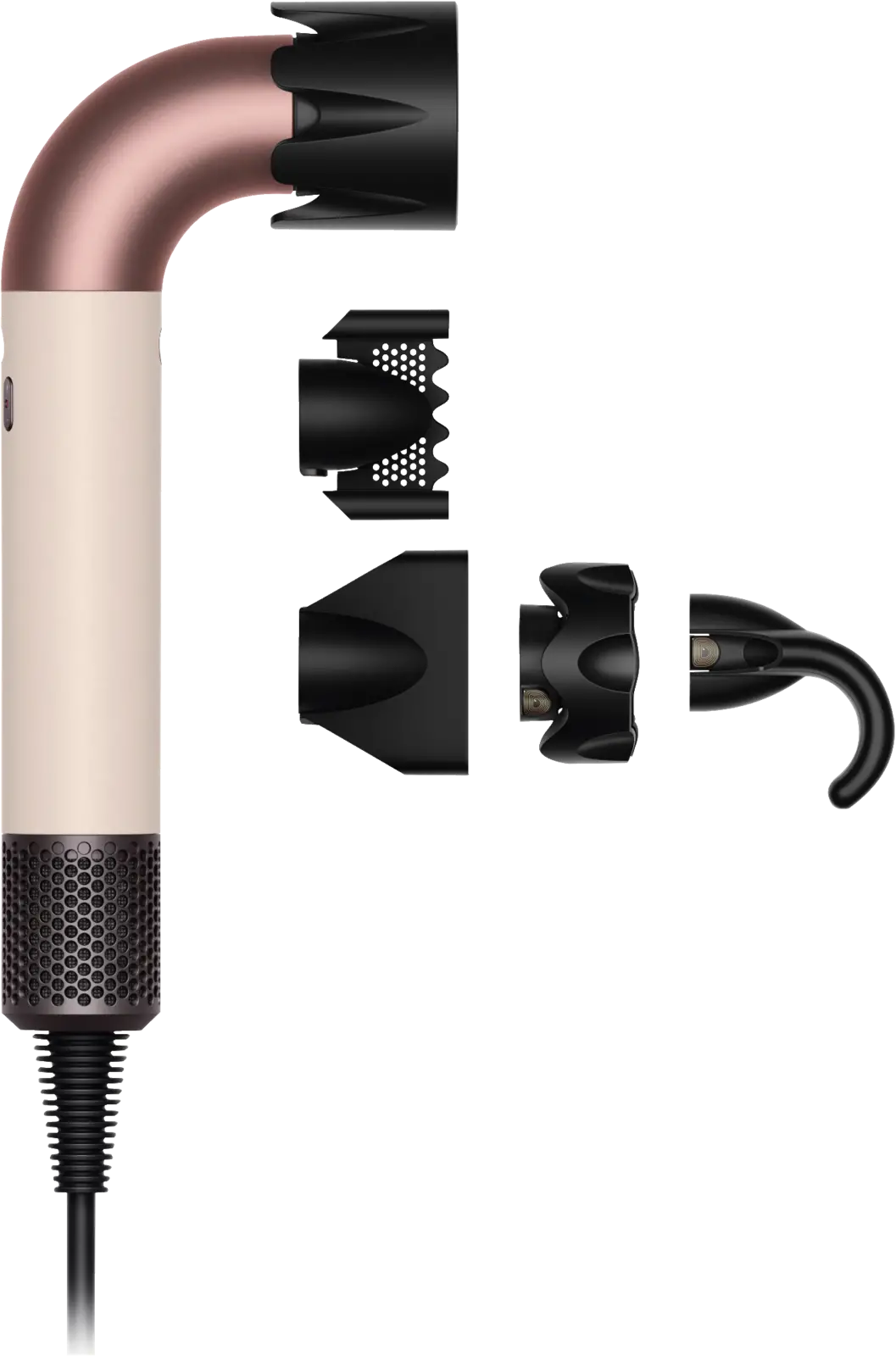 Dyson Supersonic R Straight & Wavy Föhn - Haardroger Ceramic Pink / Rose Gold