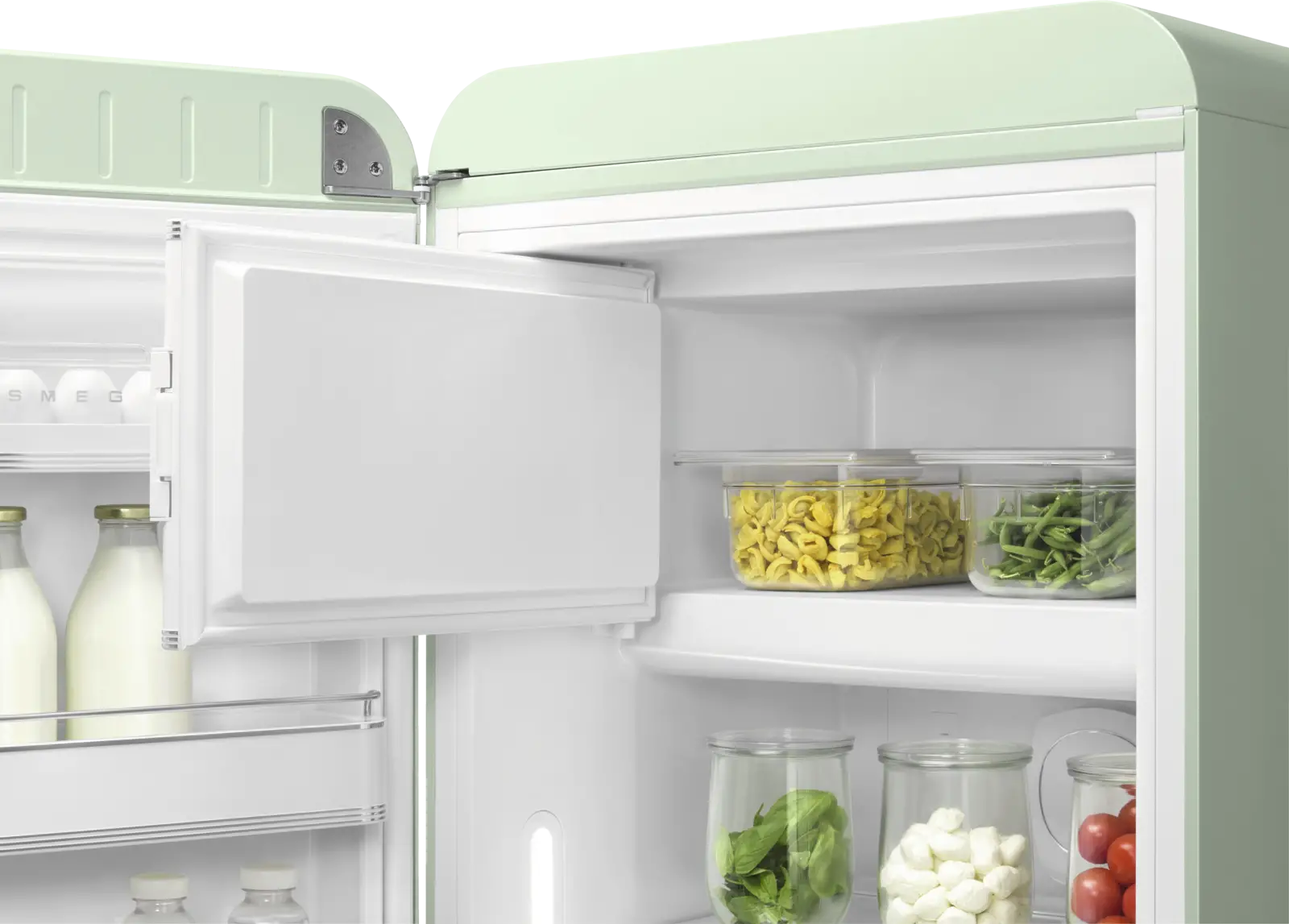 SMEG FAB28LPG6 Koelkast 50's Style - Watergroen 