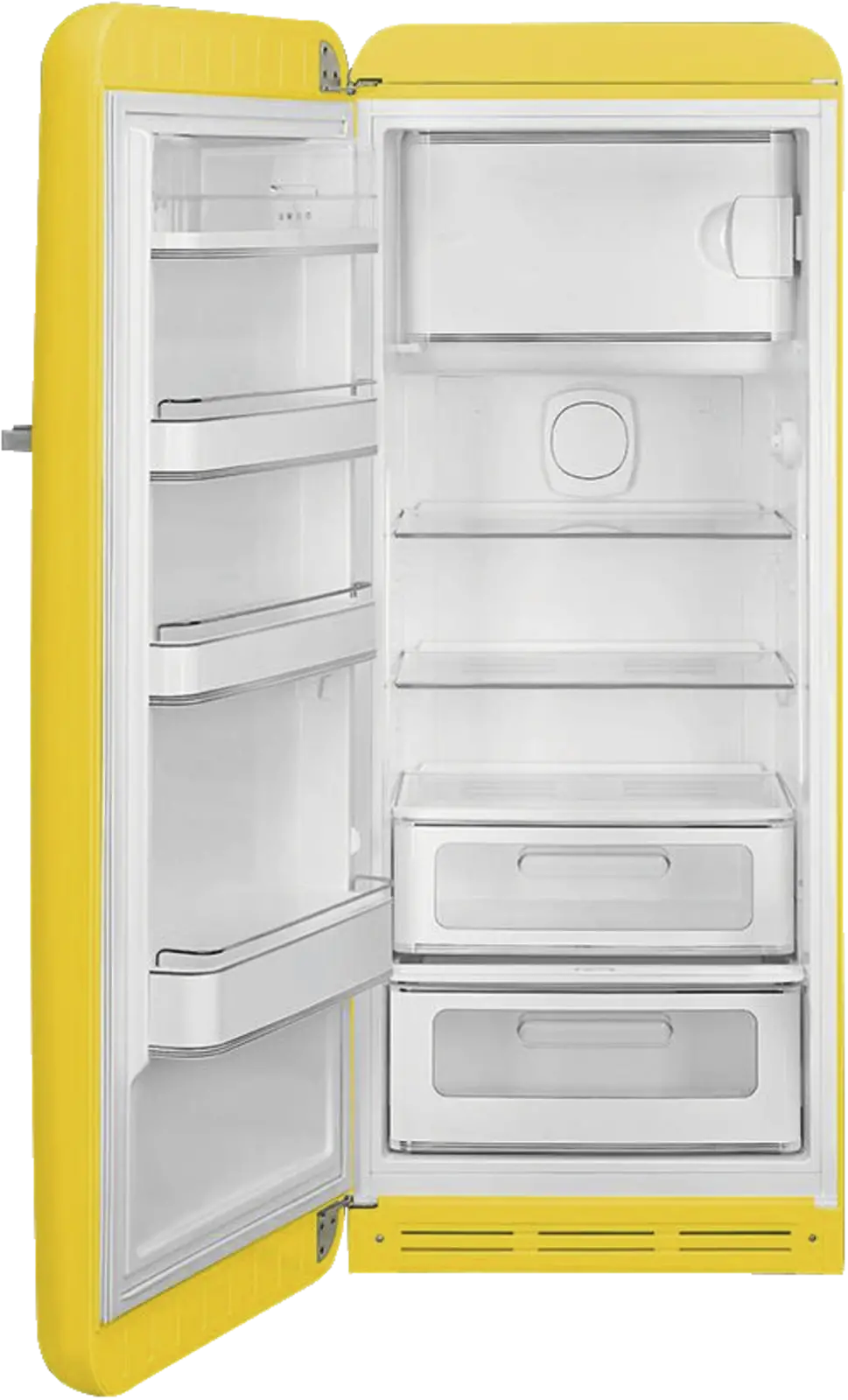 SMEG FAB28LYW6 Koelkast 50's Style - Geel