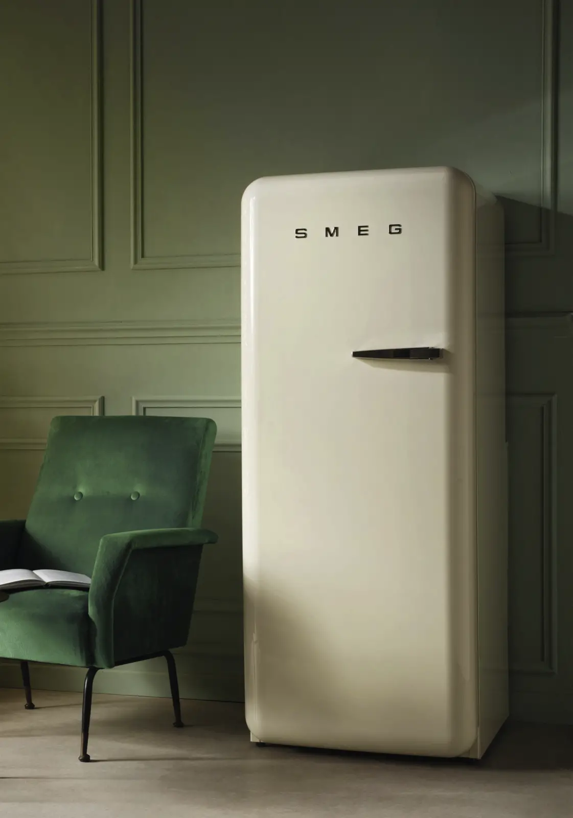 SMEG FAB28RCR6 Koelkast 50's Style - Creme 