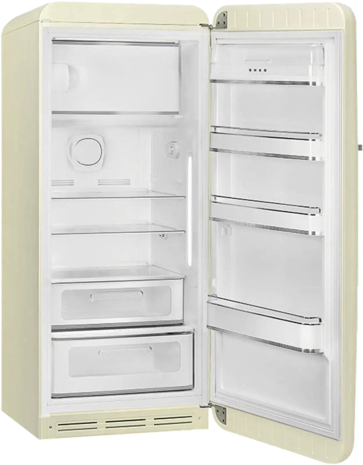 SMEG FAB28RCR6 Koelkast 50's Style - Creme 